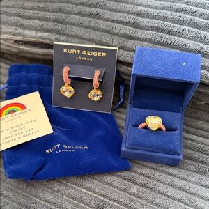 Kurt Geiger Women’s Multicolor Heart Jewelry Set